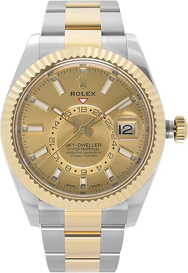 Rolex Oyster Perpetual Sky-Dweller Champagne Dial Automatic Watch 326933CSO