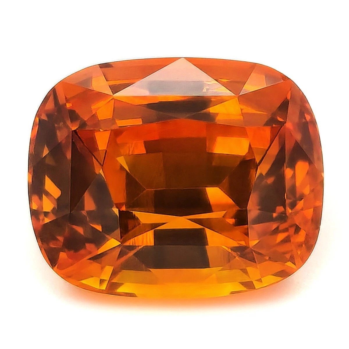 Certified Orange Sapphire Natural Orange Sapphire Loose Gemstone 14.30 carats