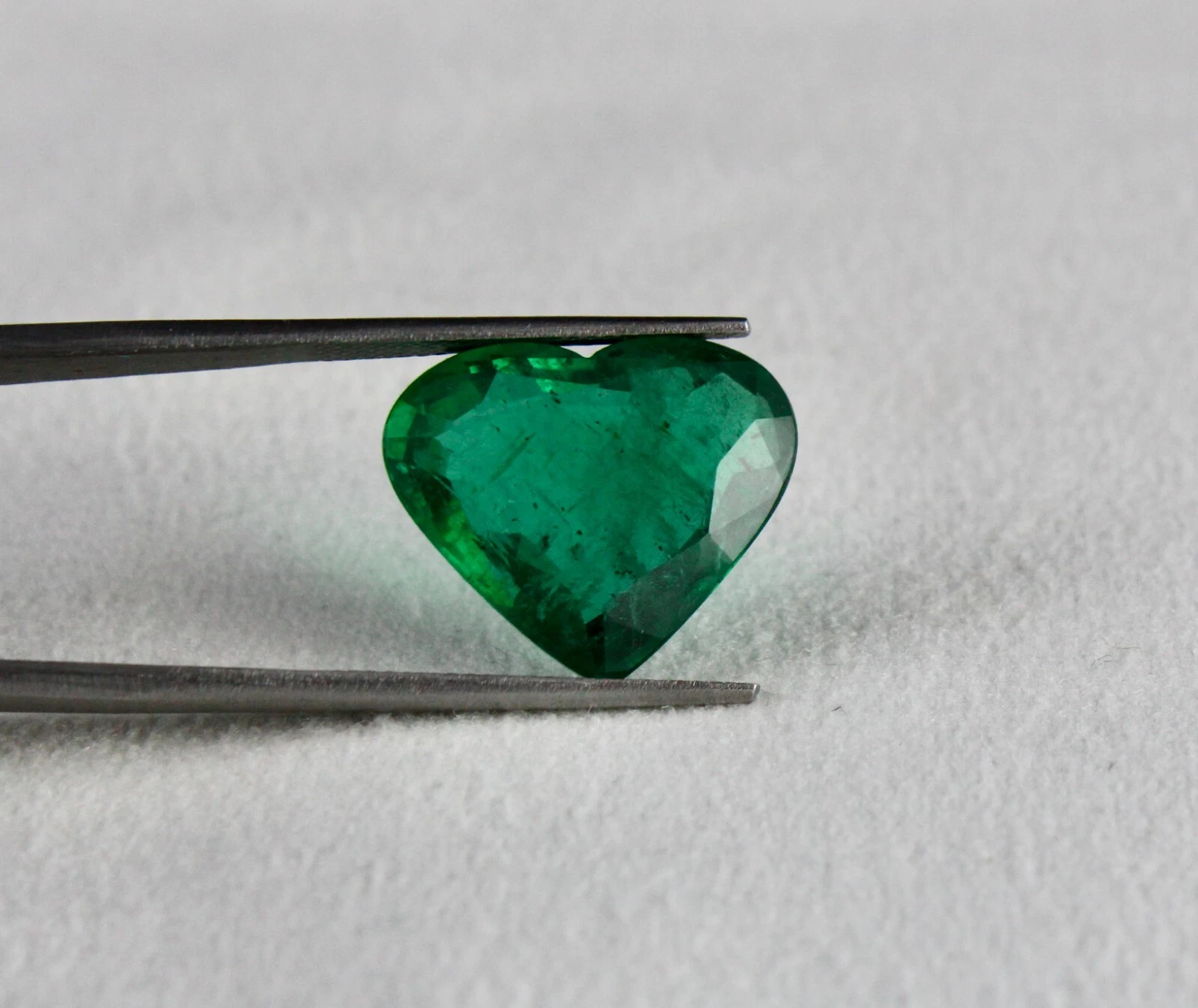 Certified Natural Emerald Heart Cut 14ct 16x19mm Loose Gemstone Ring Pendant
