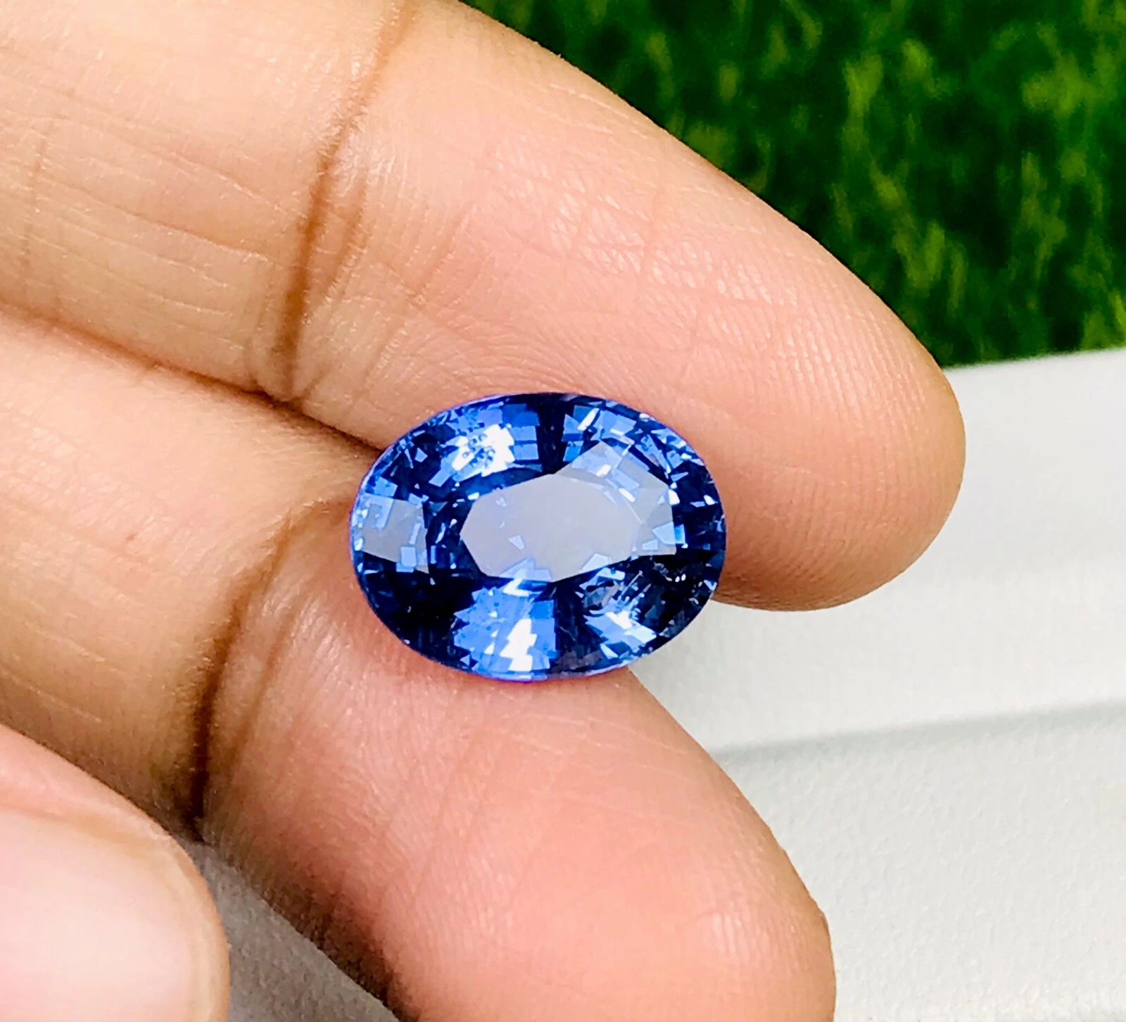 6.18cts GFCO Certified Natural Unheated Blue Sapphire Srilanka Loose Gemstone